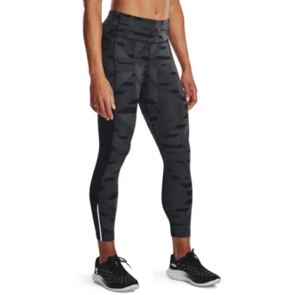 Dámské kompresní legíny UNDER ARMOUR UA Fly Fast Ankle Tight II-BLK