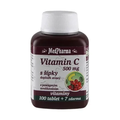 MedPharma Vitamín C 500 mg s šípky 107 tablet
