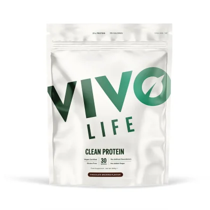 Vivo Life CLEAN VEGAN PROTEIN - Čokoládové Brownie (900 g)
