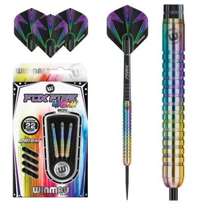 Sada steel šipek Winmau Foxfire Urban 22g, 80% wolfram