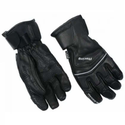 Lyžařské rukavice BLIZZARD Racing Leather ski gloves, black silver