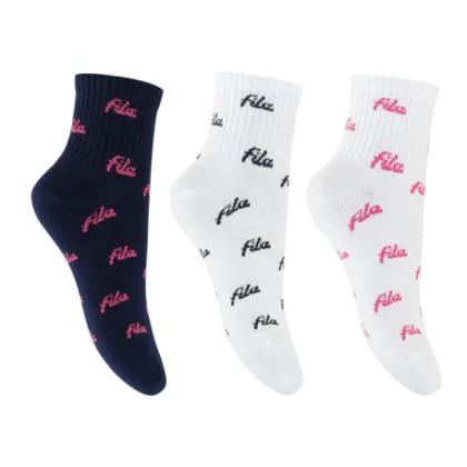 Dívčí ponožky FILA 3 PACK-F2120-125 White Navy
