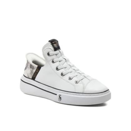 Pánská vycházková obuv SKECHERS Snoop Dogg Slip-Ins white
