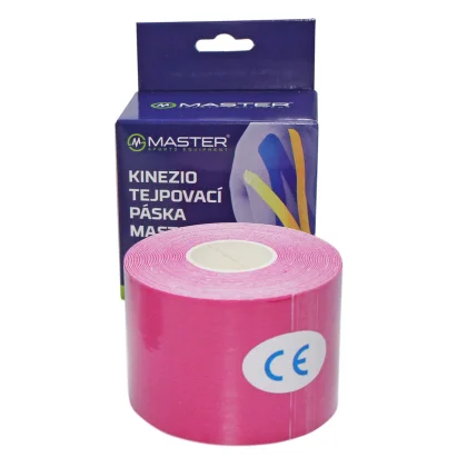 Kinezio tejpovací páska MASTER 5 cm x 5 m - růžová