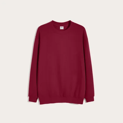 Mikina, Barva Bordó, s Potiskem Regular Hoodie