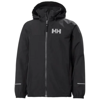 Helly Hansen JR Juell, dětská bunda do deště, černá