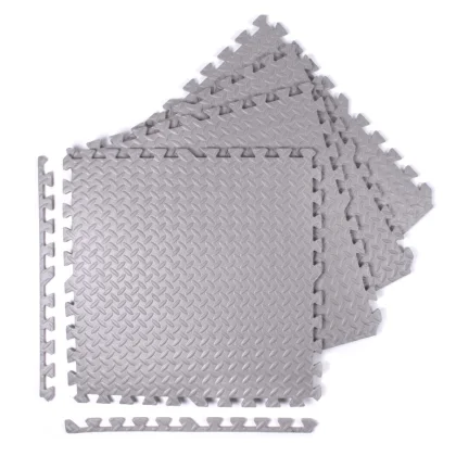 Puzzle podložka Sportago Easy-Lock 60x60x1,2 cm, 4 ks, šedá