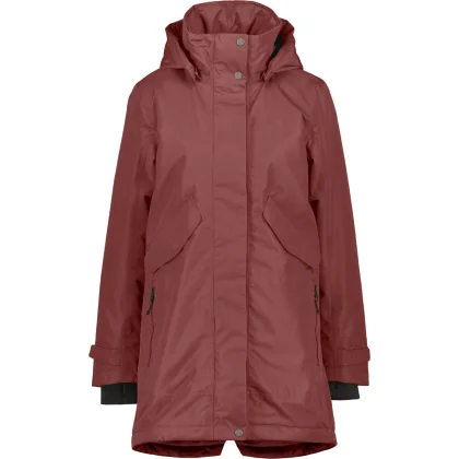 Didriksons Indra, parka, dámská, červená