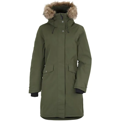 Didriksons Erika, parka, dámská, tmavě zelená