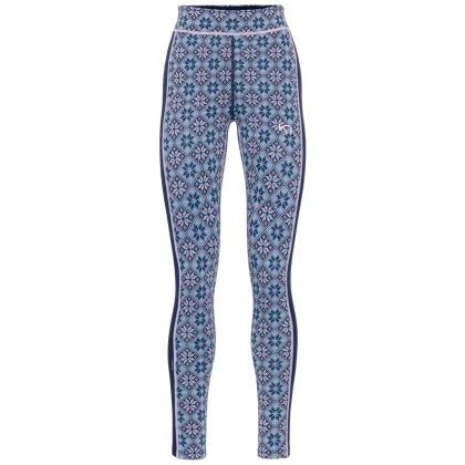 Kari Traa Rose High Waist, dámské termokalhoty, modré