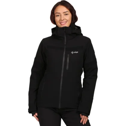Kilpi Valera, lyžařská bunda, plus size, dámská, černá
