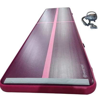 Airtrack MASTER S-Pro nafukovací žíněnka 600 x 150 x 20 cm - fialová - růžová