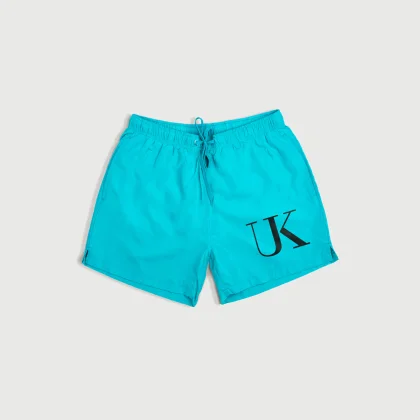 Plavecké Šortky , Barva Veraman, s Potiskem UK Logo Oversized