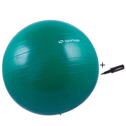 Gymnastický míč Sportago Anti-Burst 65 cm, včetně pumpičky - červená