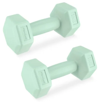 Sada závaží SPOKEY MONSTER GREEN HEXA 2x 1 kg