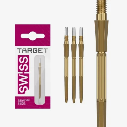 Hroty na šipky TARGET Swiss Point Elysian Archetype 43 zlaté 35mm