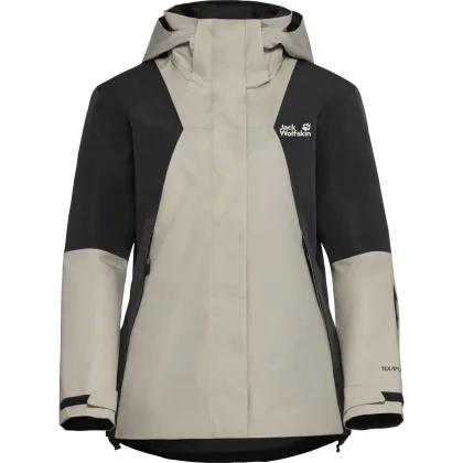 Jack Wolfskin Flowline 2L Ins, lyžařská bunda, dámská, béžová