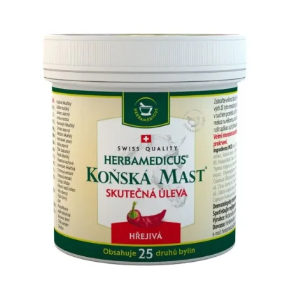 Herbamedicus koňská mast hřejivá 500 ml