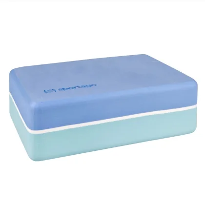 Yoga block Sportago Tiga - dvoubarevný - růžová