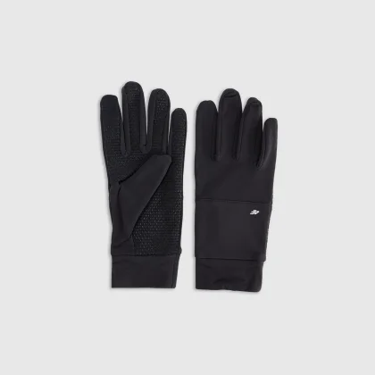 Unisex pletené rukavice Touch Screen - černé