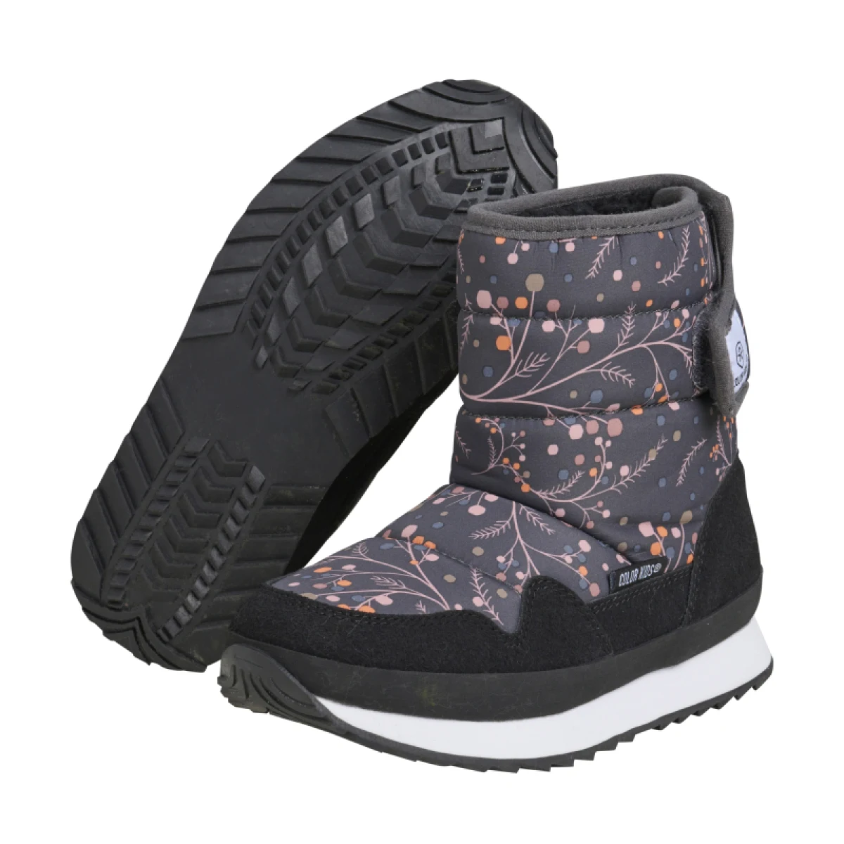 Dívčí vysoké zimní boty COLOR KIDS Boots W. 1 velcro, phantom · záber 3