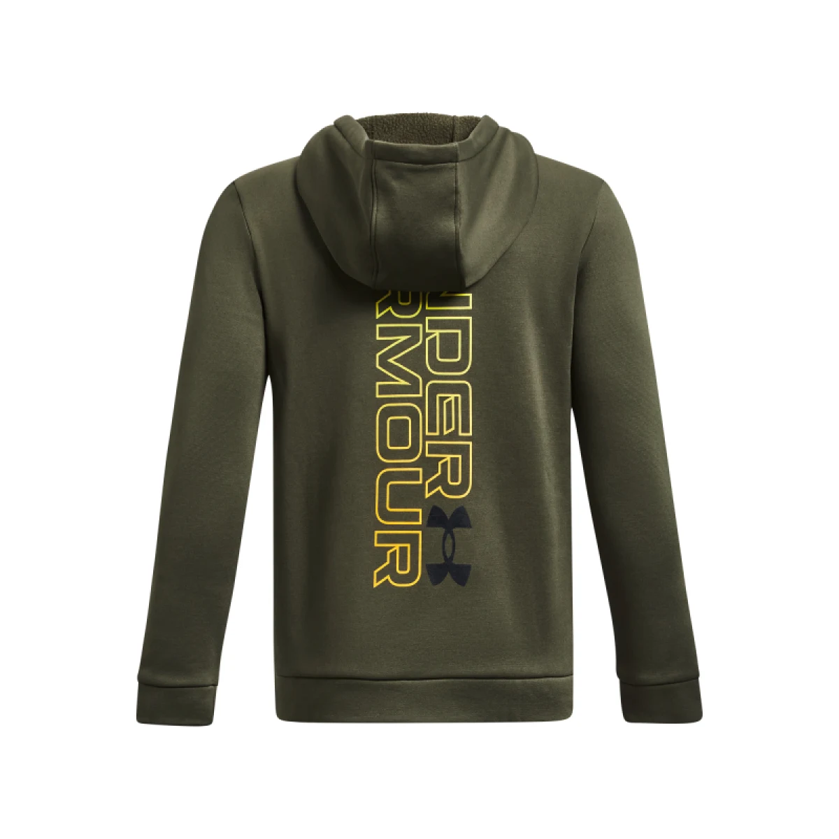 Chlapecká zateplená mikina s kapucí UNDER ARMOUR UA Armour Fleece Graphic HD-GRN · záber 2