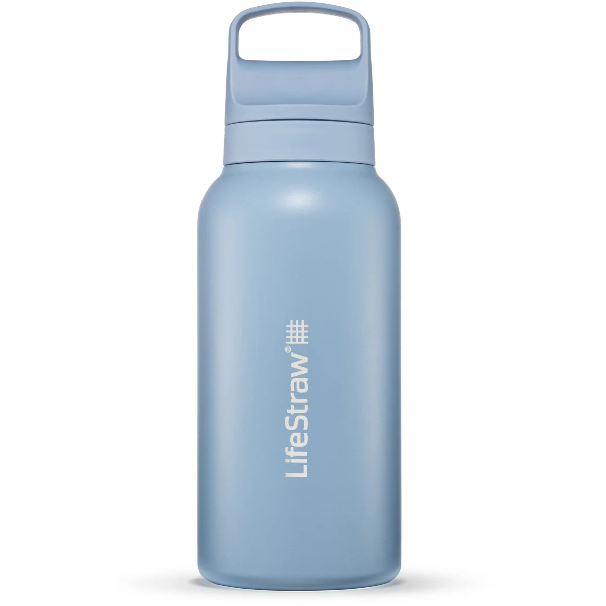 LifeStraw Go 2.0 Stainless Steel Water Filter Bottle 1L, modrá · záber 6