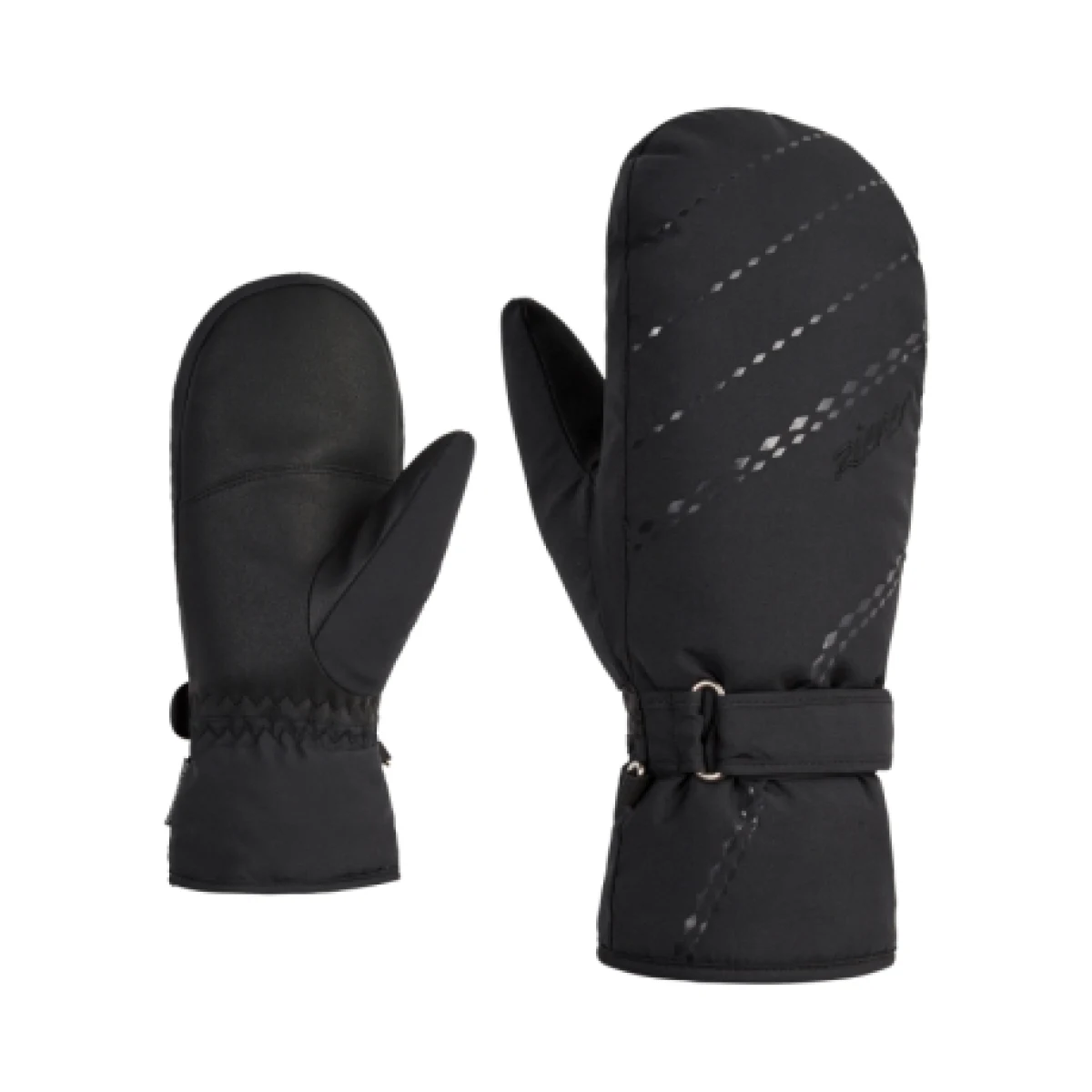 Dámské lyžařské rukavice palčáky ZIENER KORVANA-801188-12-black · záber 1