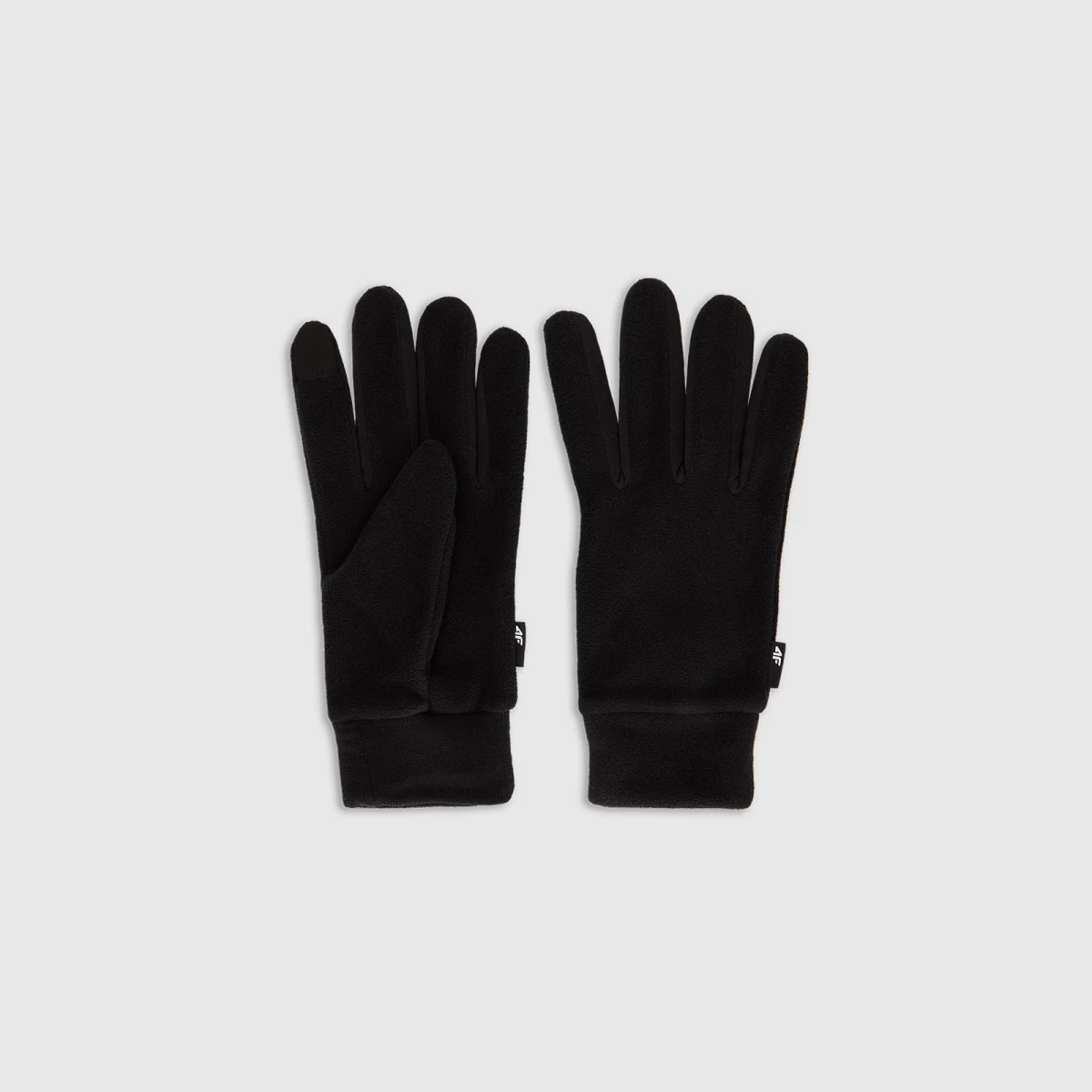 Unisex pletené rukavice Touch Screen - černé - Pohlavie: Unisex · záber 1