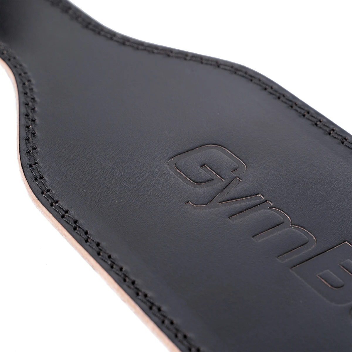 GymBeam Fitness opasek celokožený black - Velikost: S | Barva: čierna | Hmotnost: 0,43 kg | Balení: 20 · záber 5