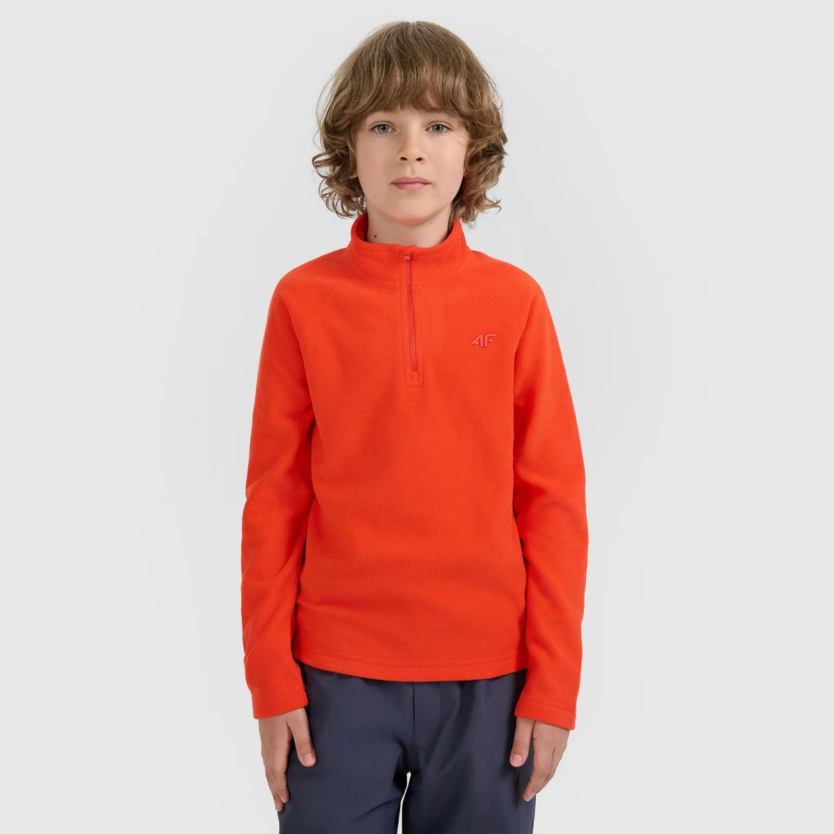 Chlapecké termoprádlo fleece (vršek) - červené · záber 1