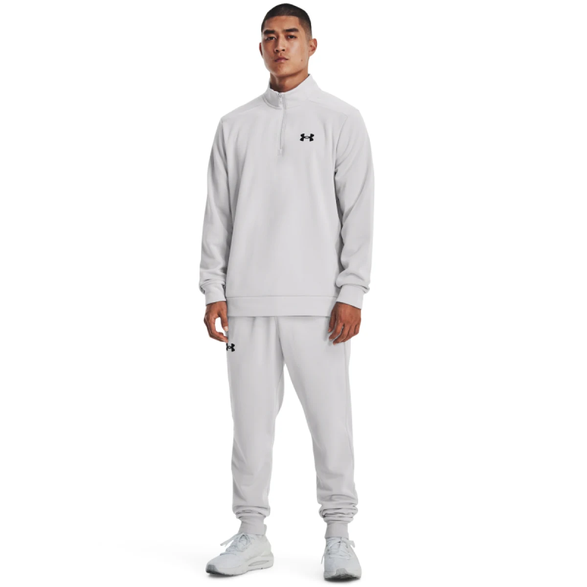 Pánská zateplená tréninková mikina s 1 2 zipem UNDER ARMOUR UA Armour Fleece 1 4 Zip · záber 4