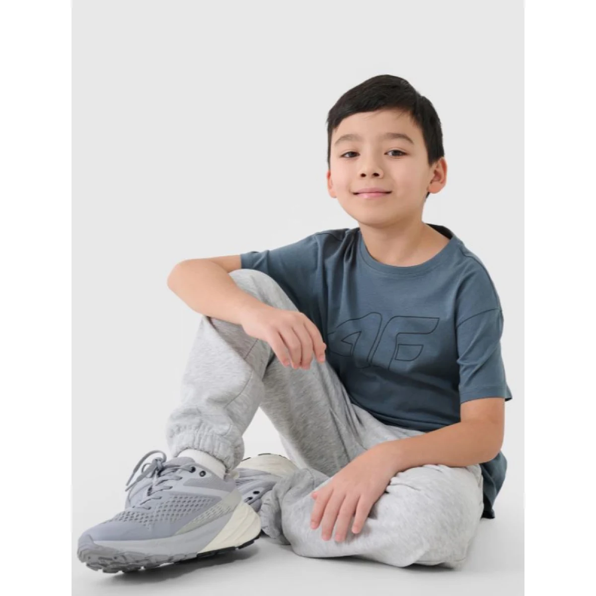 Chlapecké tričko s krátkým rukávem 4F JUNIOR TSHIRT M2325-46S-TEAL · záber 4