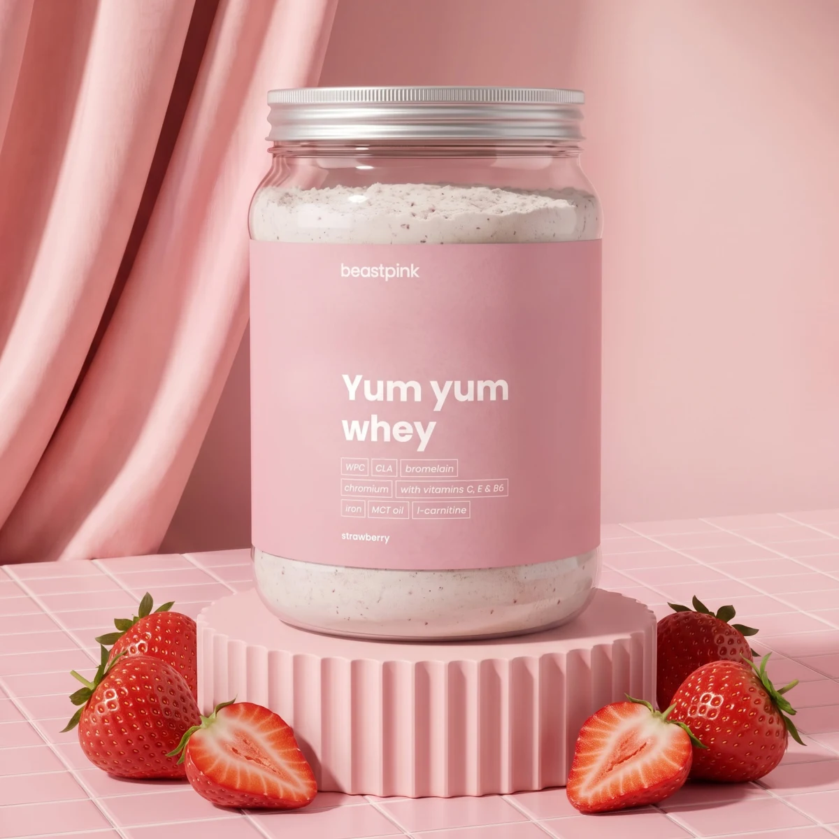 BeastPink Yum Yum Whey - Příchuť: Vanilková zmrzlina | Hmotnost: 0,03 kg | Balení: 400 · záber 6