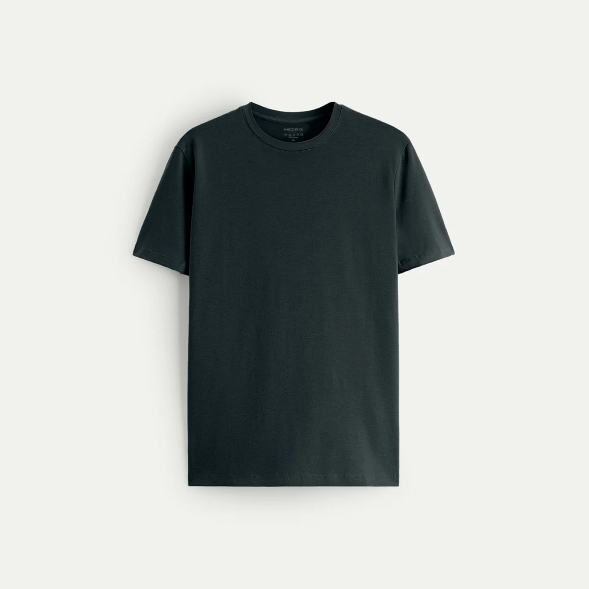 Tričko, Barva Železitě Šedá, s Potiskem Basic T Shirt · záber 1