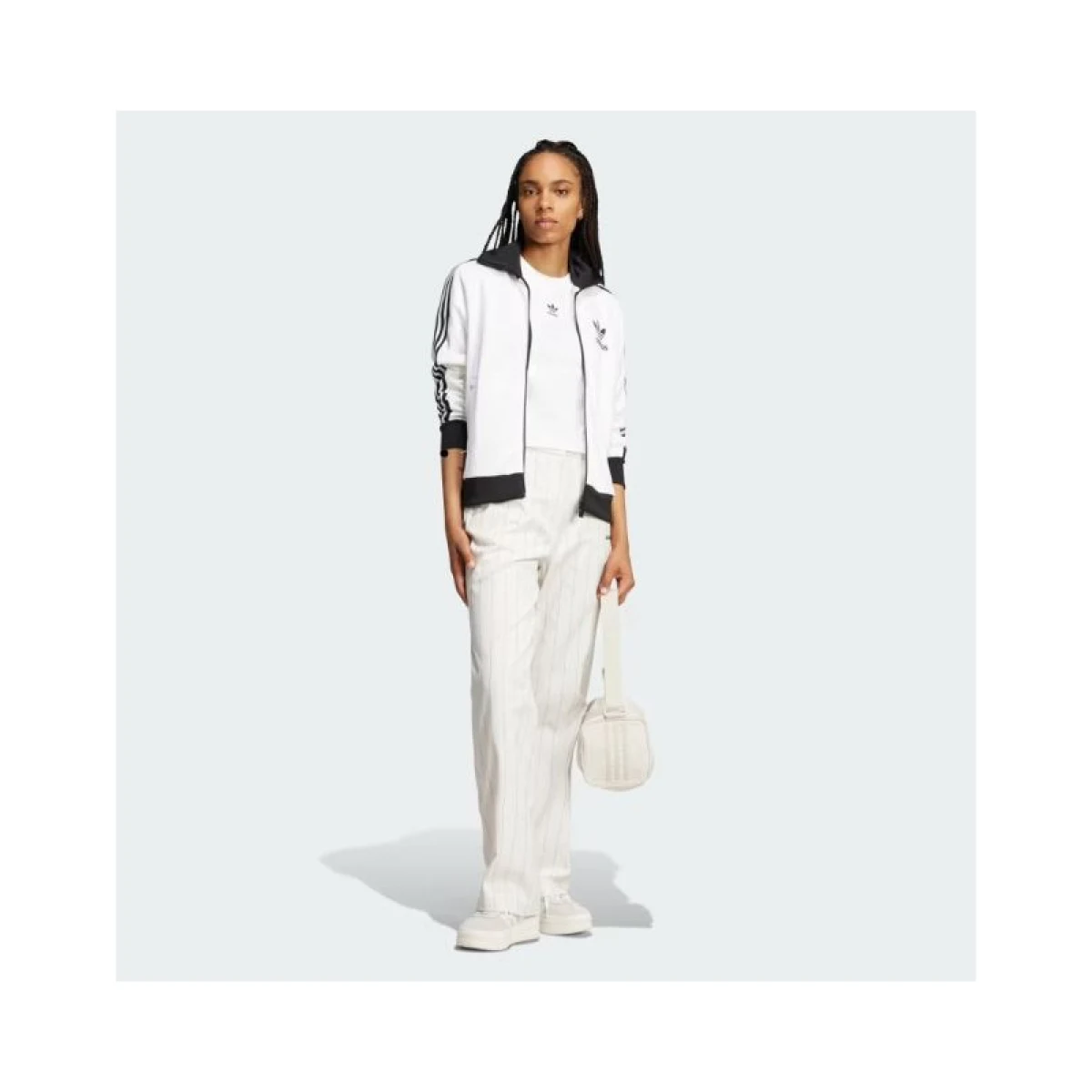 Dámské tričko s krátkým rukávem ADIDAS ORIGINALS ESS SLIM TEE WHITE · záber 9