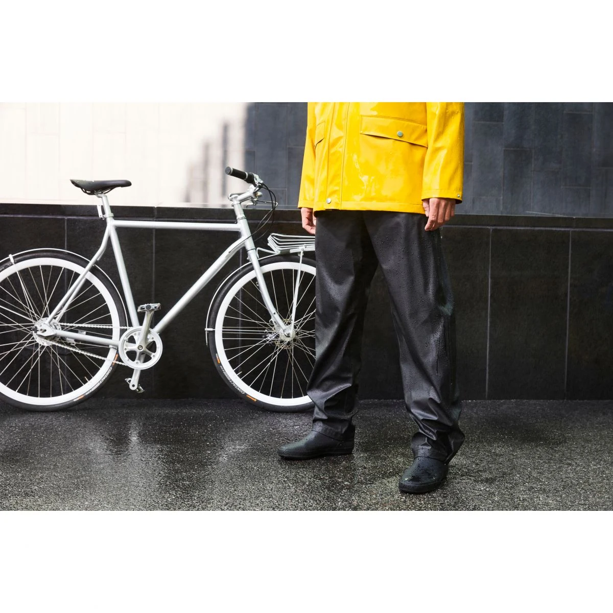 Helly Hansen Moss bunda do deště, pánská, žlutá · záber 3