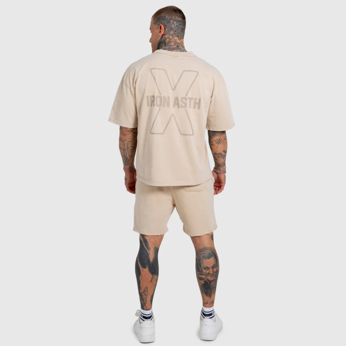 Pánská souprava Iron Aesthetics X Washed, béžová · záber 2