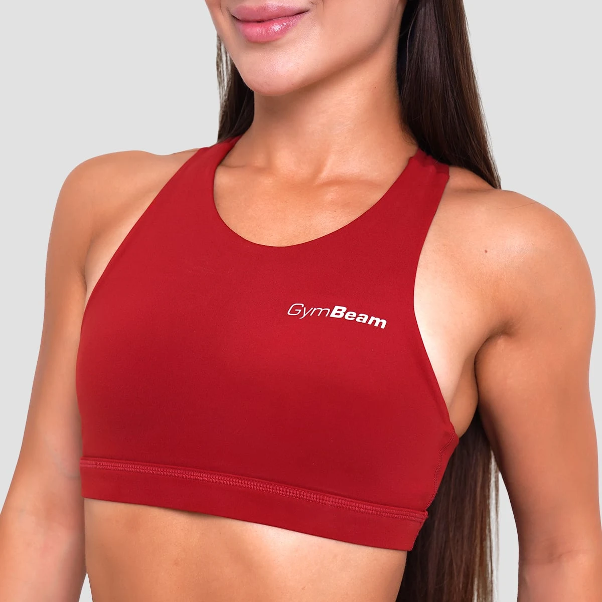 GymBeam Sportovní podprsenka Ignite Dark Red · záber 2