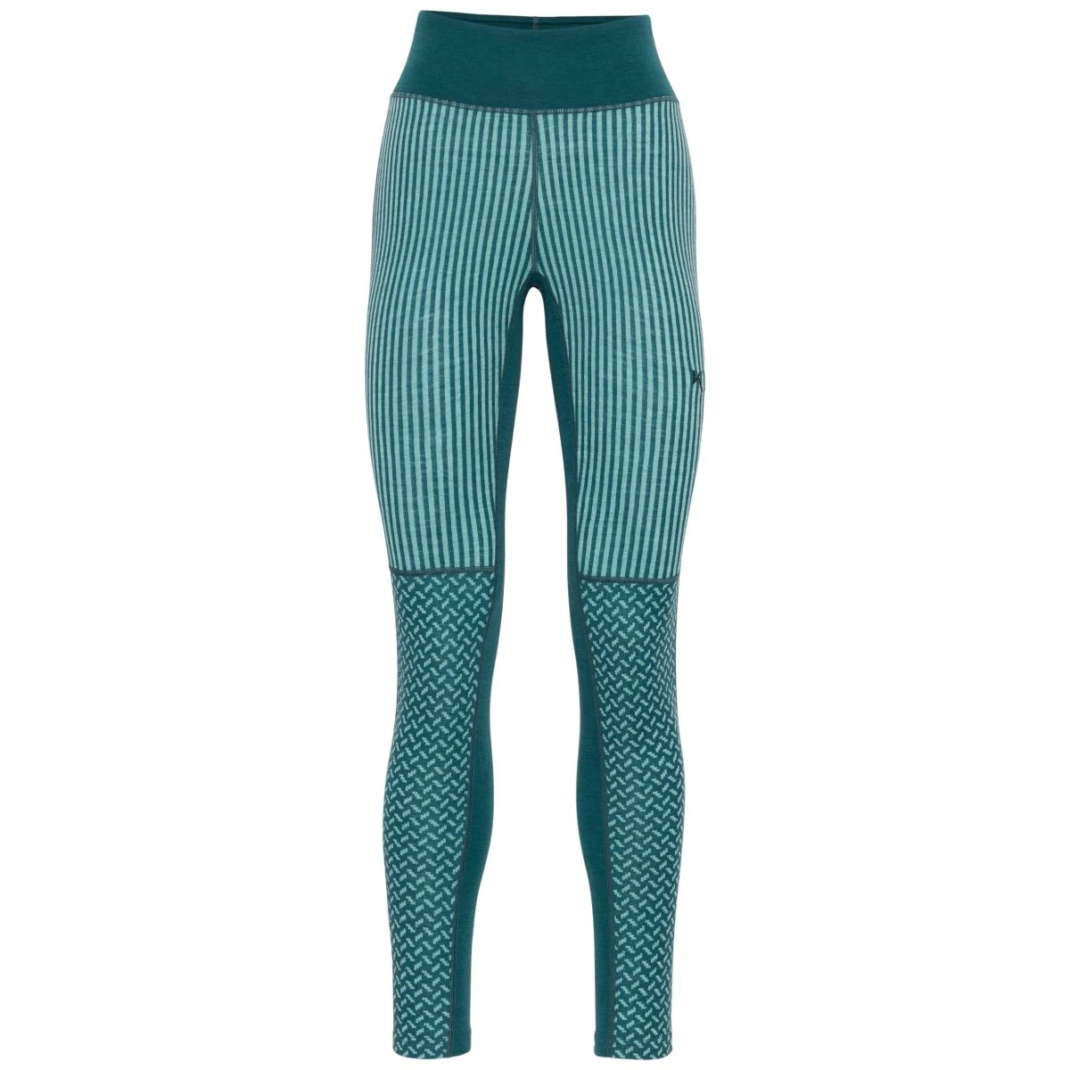 Kari Traa Smekker High Waist, dámské termokalhoty, zelená · záber 2