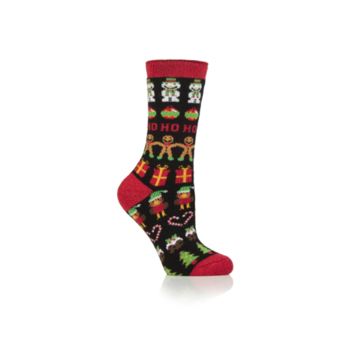 Dámské ponožky HEAT HOLDERS 1 PACK-WOMEN LITE GINGERBREAD-CHRISTMAS SOCKS · záber 1