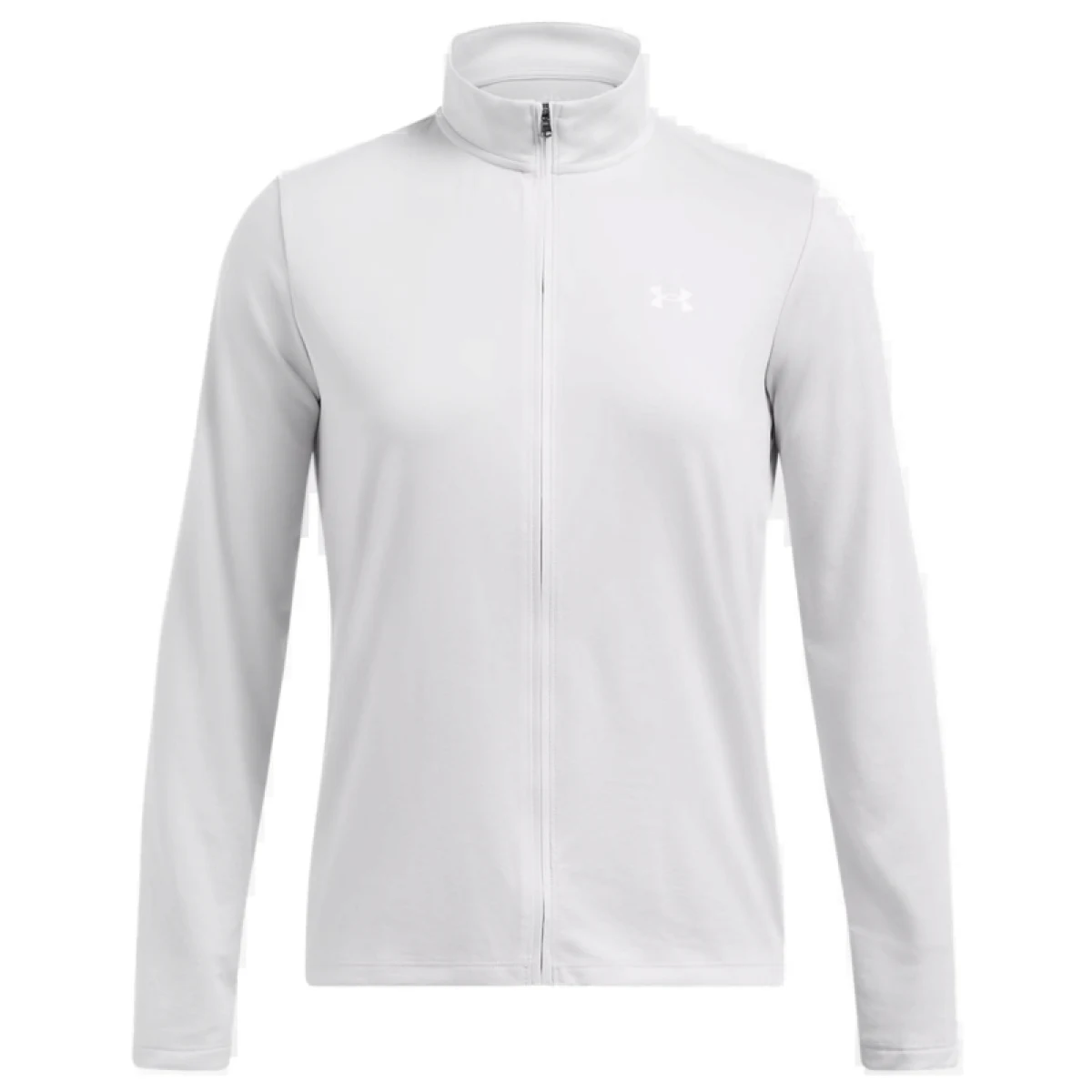 Dámská tréninková mikina se zipem UNDER ARMOUR Tech Full Zip-GRY · záber 4