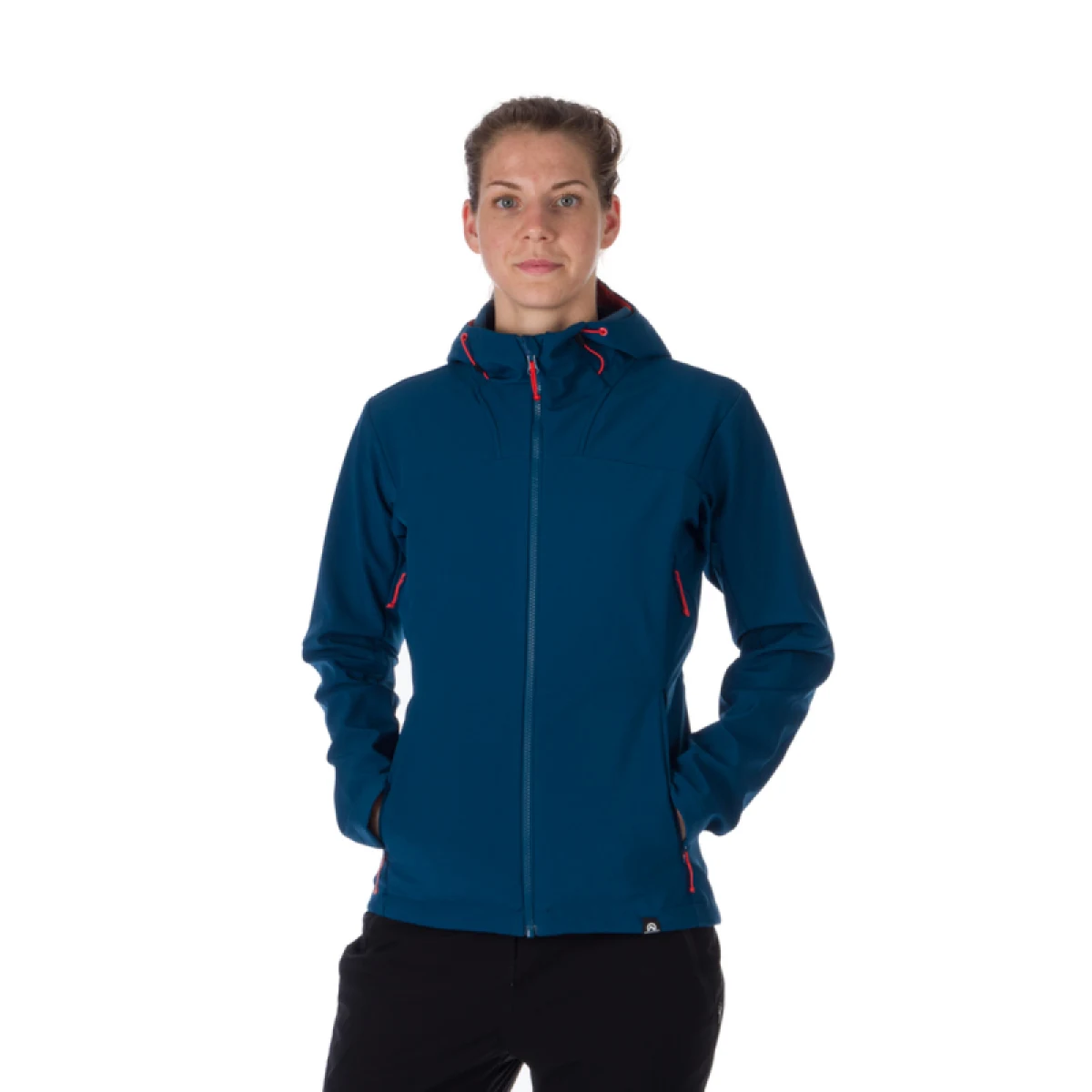 Dámská turistická softshellová bunda NORTHFINDER JANESSA-526-inkblue · záber 2
