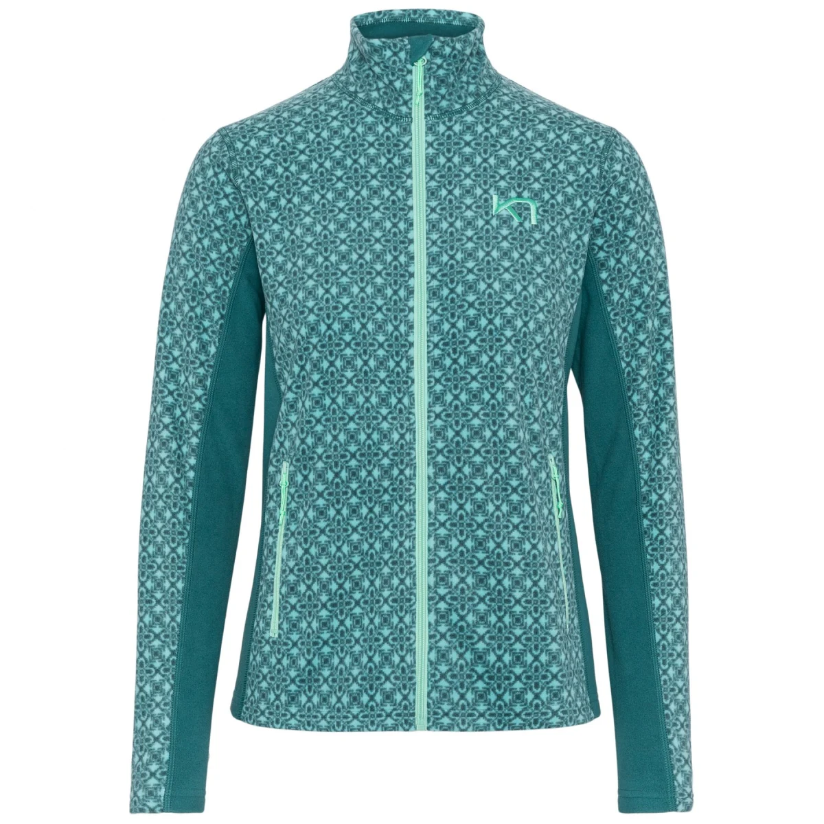 Kari Traa Olga Fleece, fleecová bunda, dámská, zelená · záber 5