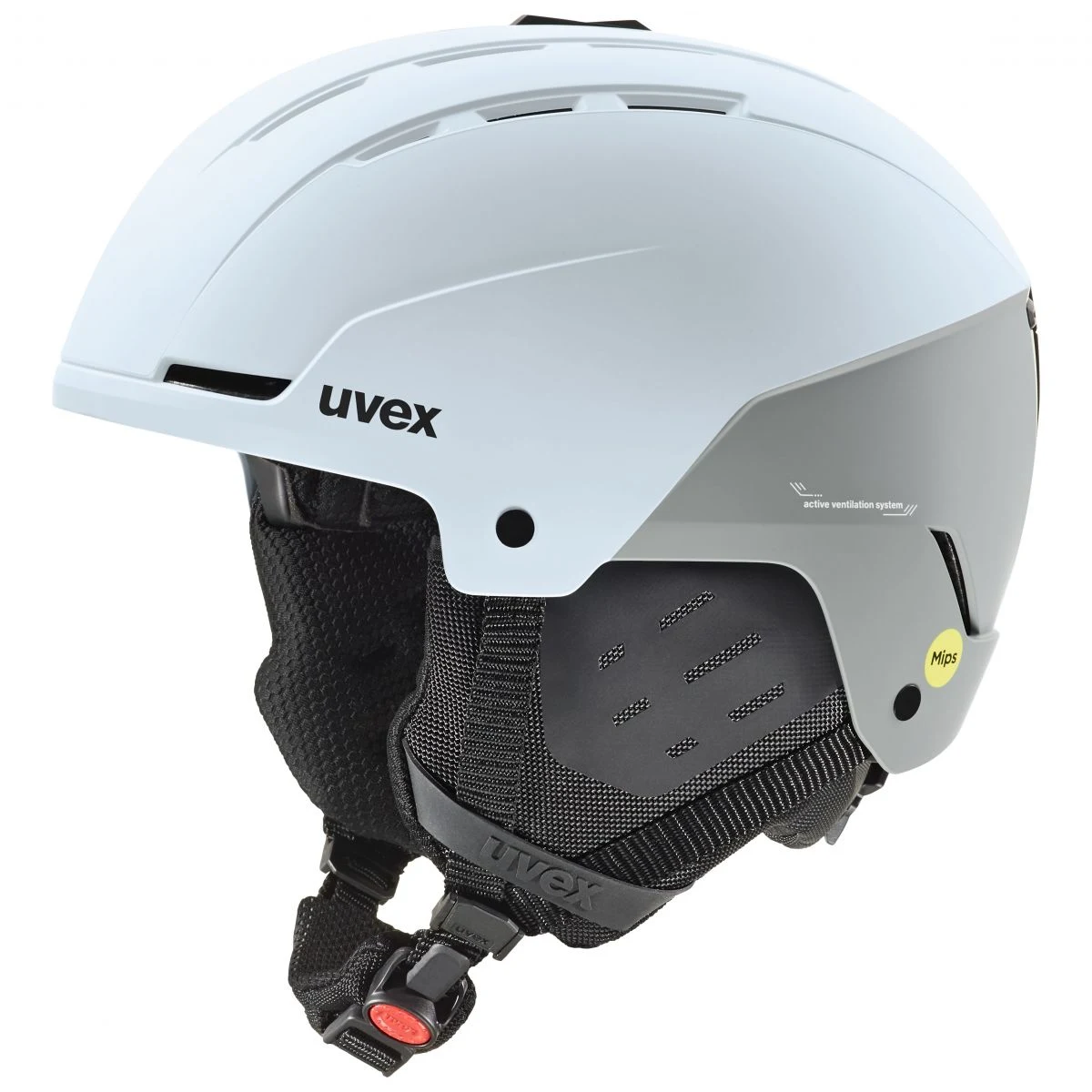 Uvex Stance MIPS, lyžařská helma, světle modrá/šedá · záber 2