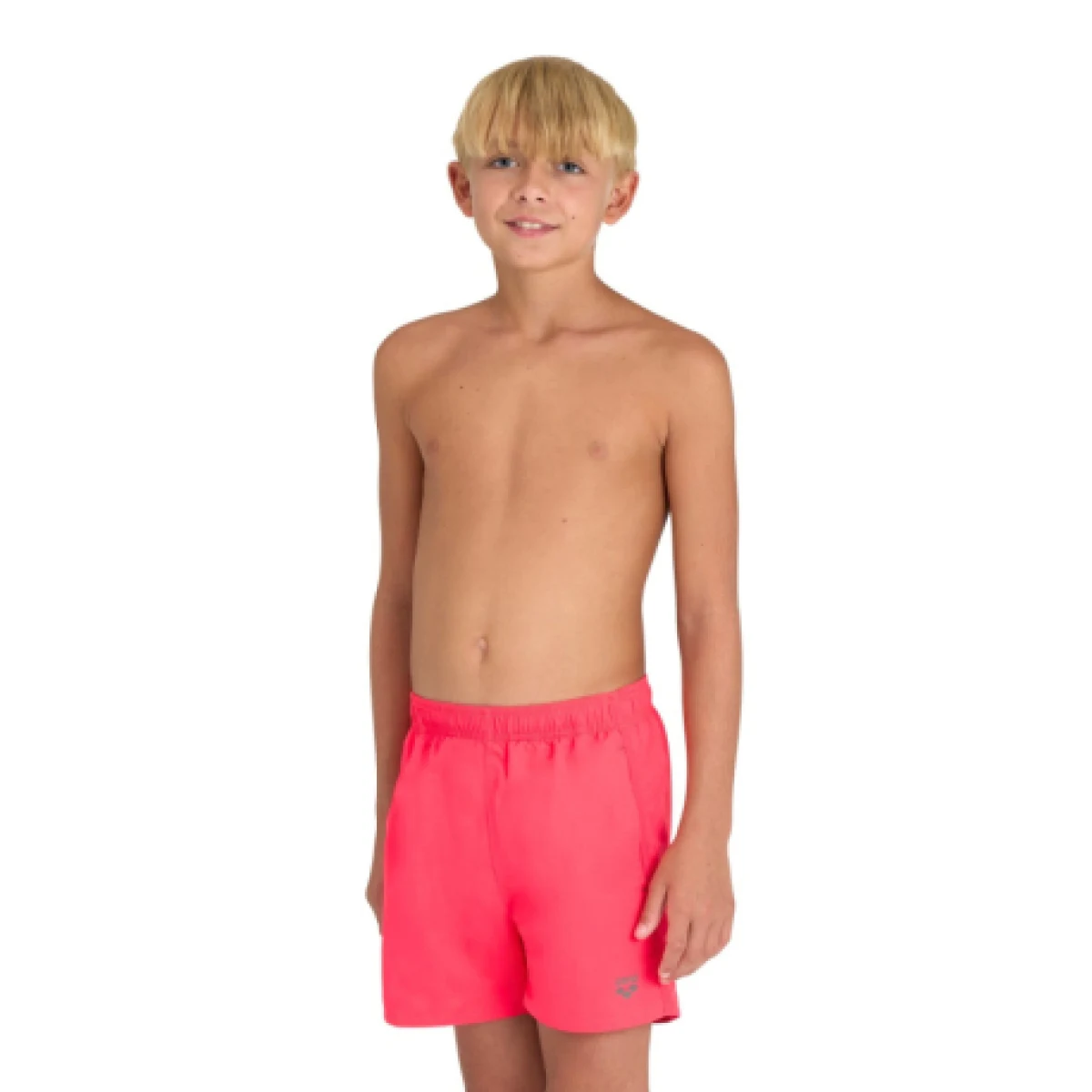 Juniorské plavky ARENA BOYS BEACH BOXER SOLID R Red · záber 1