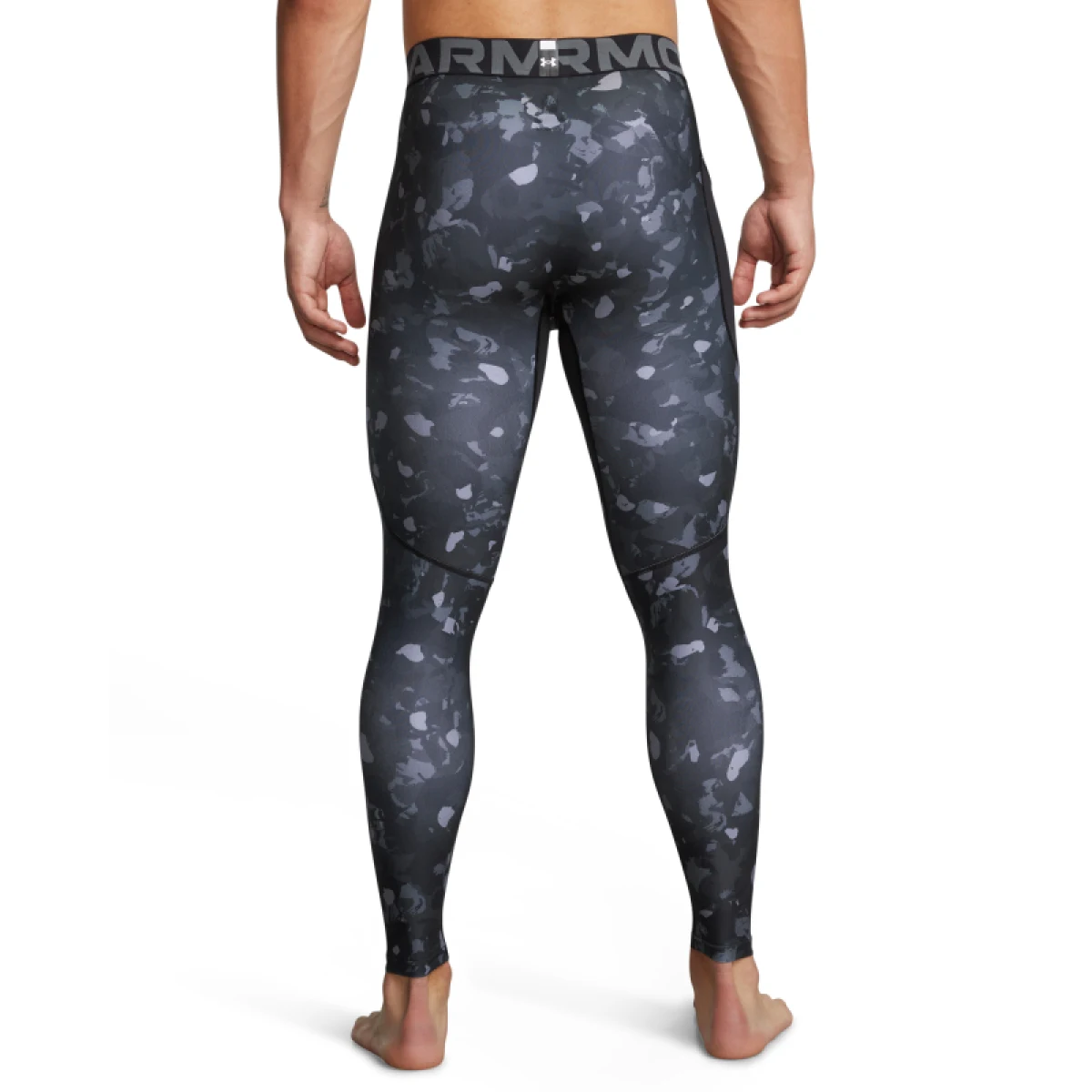 Pánské kompresní legíny UNDER ARMOUR UA HG Armour Prtd Lgs-BLK · záber 2