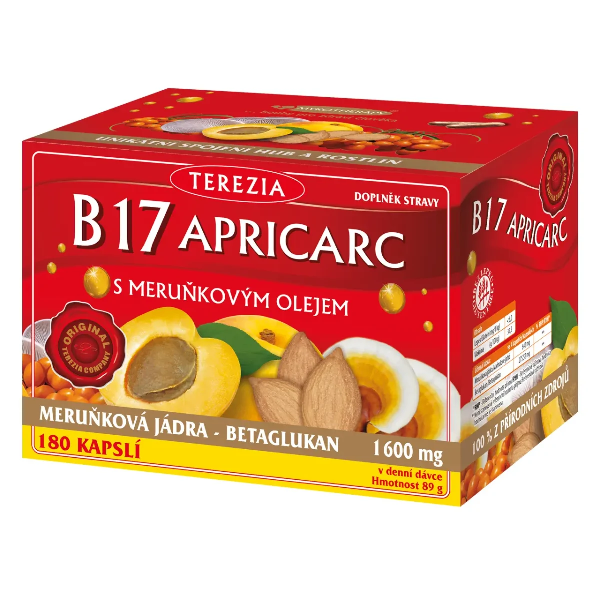 Terezia Company B17 APRICARC s meruň.olejem 150+30 kapslí · záber 1