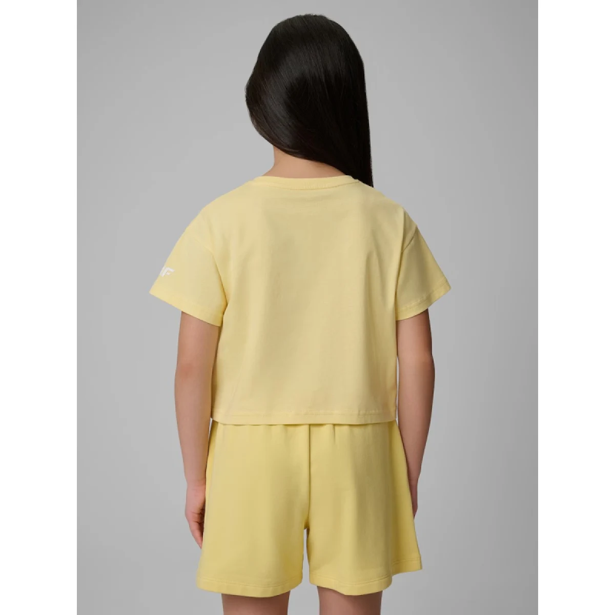 Dívčí tričko s krátkým rukávem 4F JUNIOR TSHIRT F2941-71S-YELLOW - Barva: žltá · záber 4