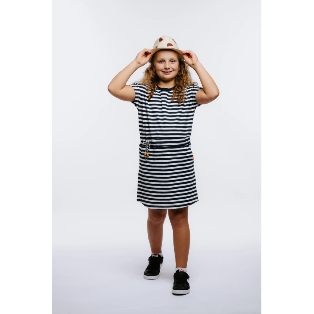Dívčí šaty AUTHORITY D-DORIANA G navy stripe · záber 2